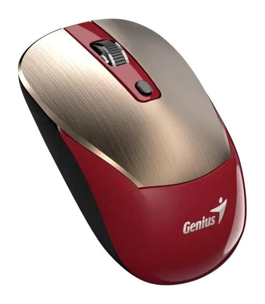 GENIUS myš NX-7125 GoldRed/ 1200 dpi/ bezdrátová/ Copilot/ červeno-zlatá