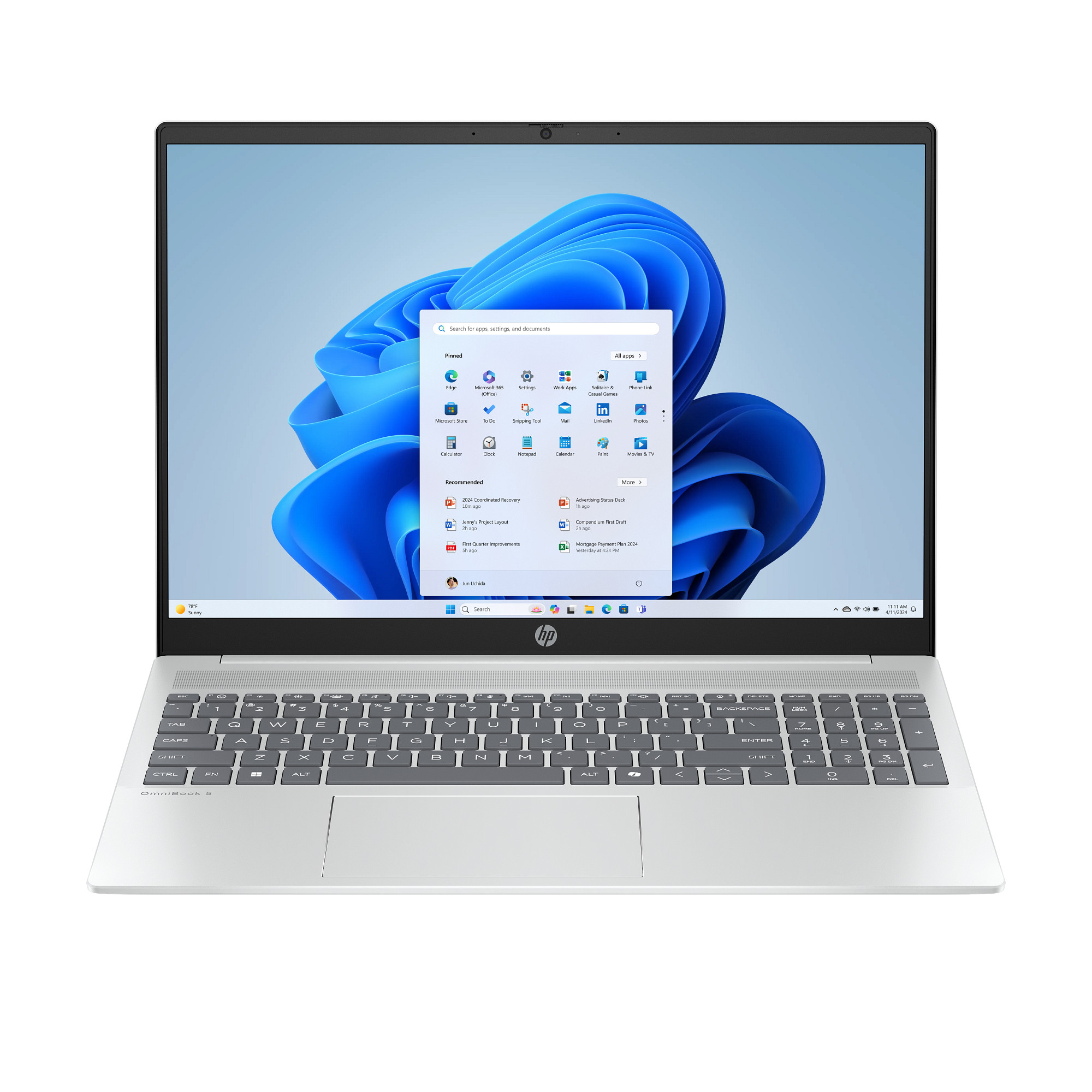 NTB HP OmniBook 5 16-ba1001nc, Core i5-1334U, 16" 2K 1920x1200 OLED, 16GB LPDDR5X, 512GB SSD, Win11, 3M GamePass