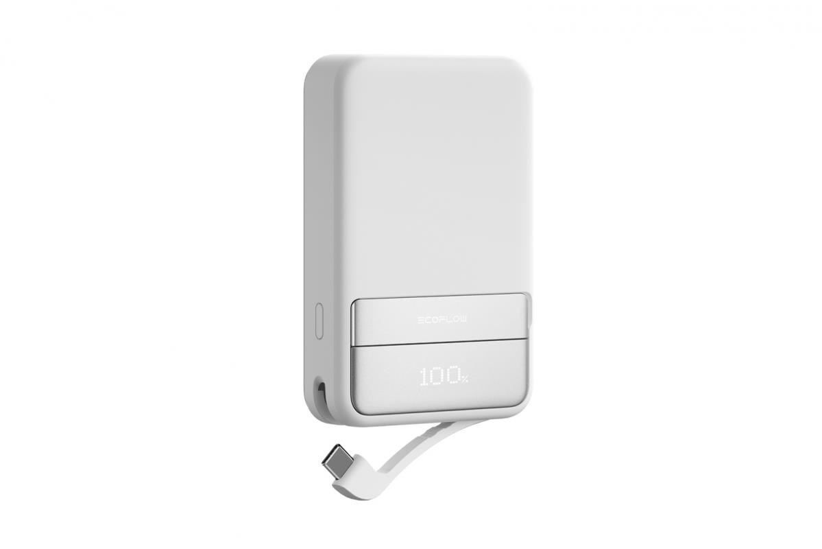 EcoFlow RAPID Magnetic Power Bank (10000mAh) - stříbrná