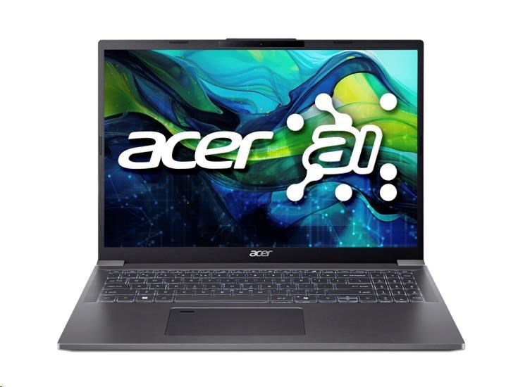 ACER NTB Aspire 16 (A16-71M-50JT),Ultra5-115U,16"WUXGA,16GB,512GB SSD,Intel Graphics,W11H,Gray