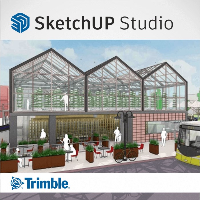 SketchUp Studio, 1 uživatel, obnova pronájmu na 1 rok