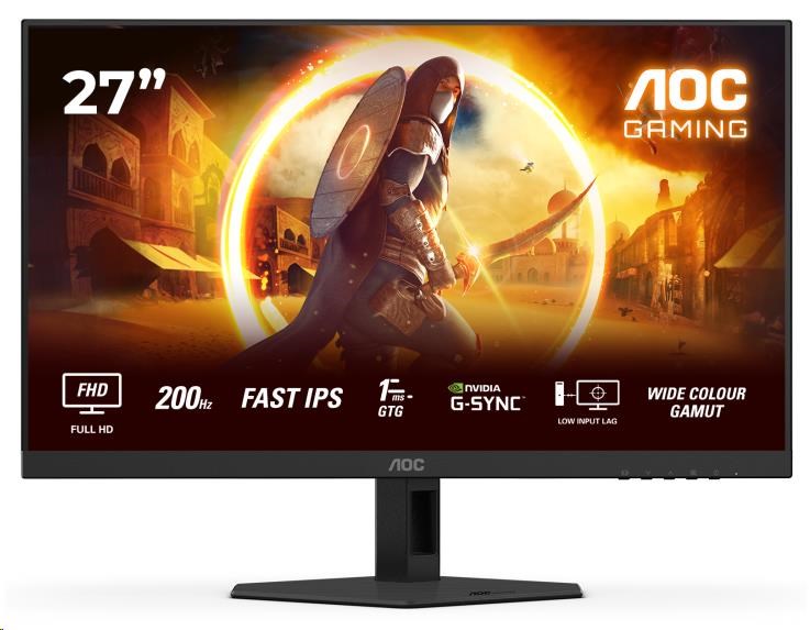 AOC MT 27" 27G4HRE - 1920x1080,IPS,200Hz,HDR10,2xHDMI,1xDP,Repro