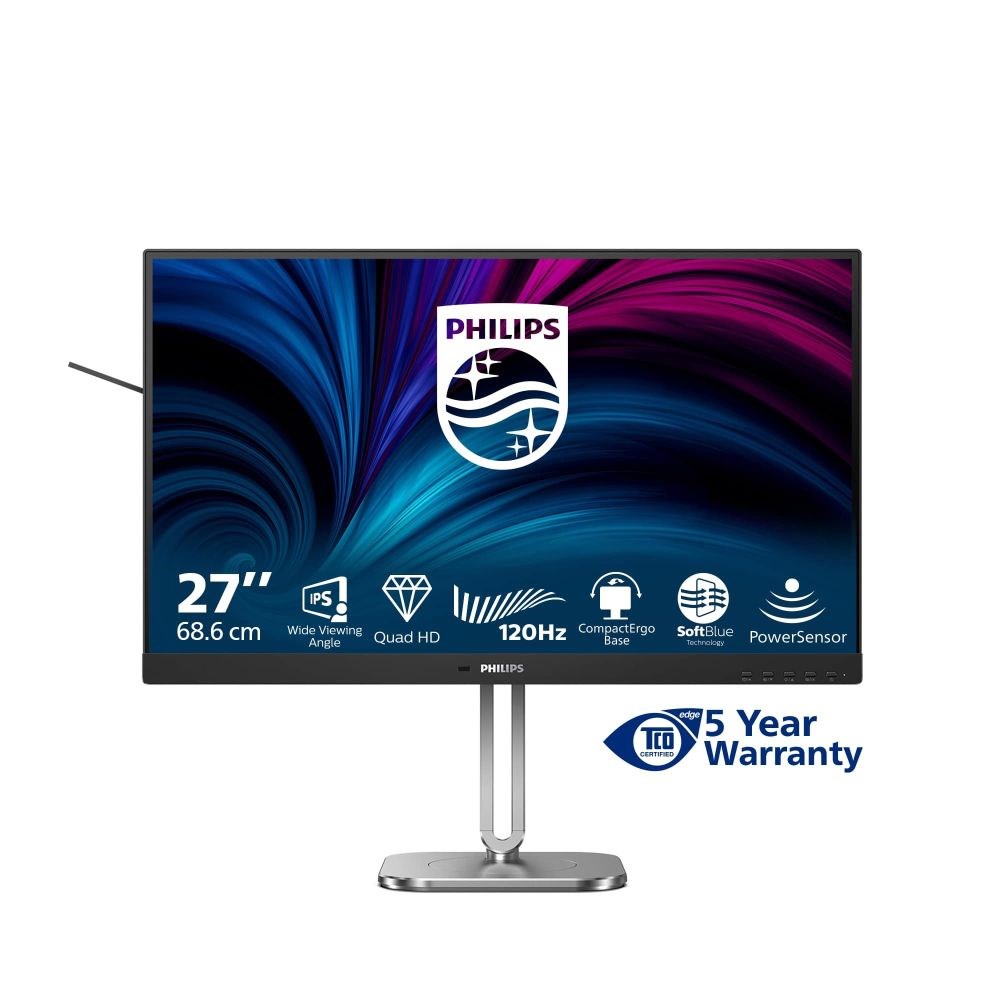 Philips MT 27" 27B2N4500 - 2560x1440,IPS,120Hz,2xHDMI,1xDP,USBhub,Repro,Pivot