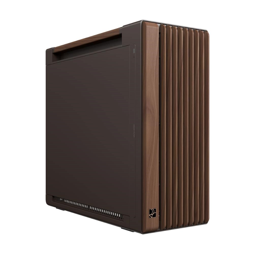ASUS case PROART PA602 WALNUT WOOD RETRO METAL, Mid Tower, hnědá