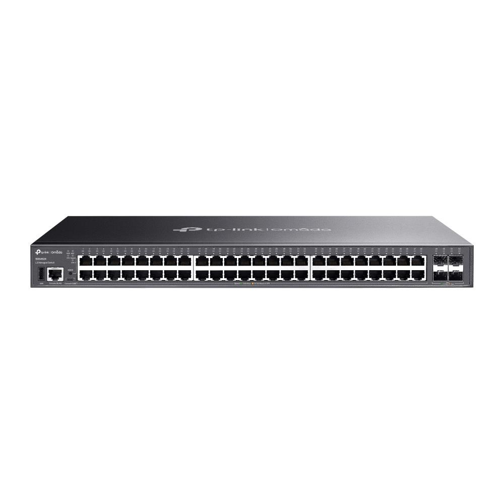 TP-Link OMADA switch SG5452X (48xGbE,4xSFP+,1xUSB2.0,2xConsole,fanless)