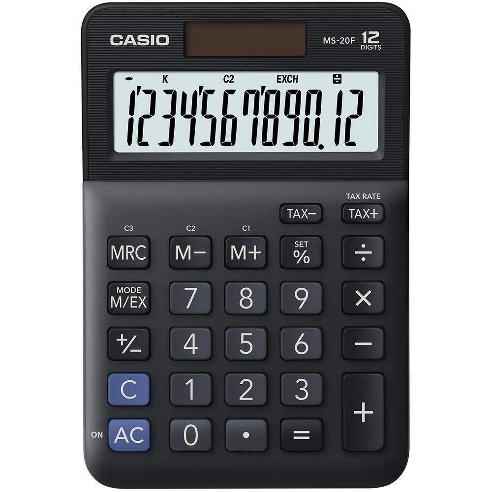CASIO kalkulačka MS 20 F, stolní kalkulátor
