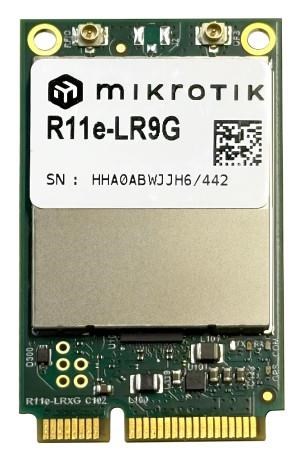MikroTik R11e-LR9G miniPCIe LoRa® adaptér s GPS