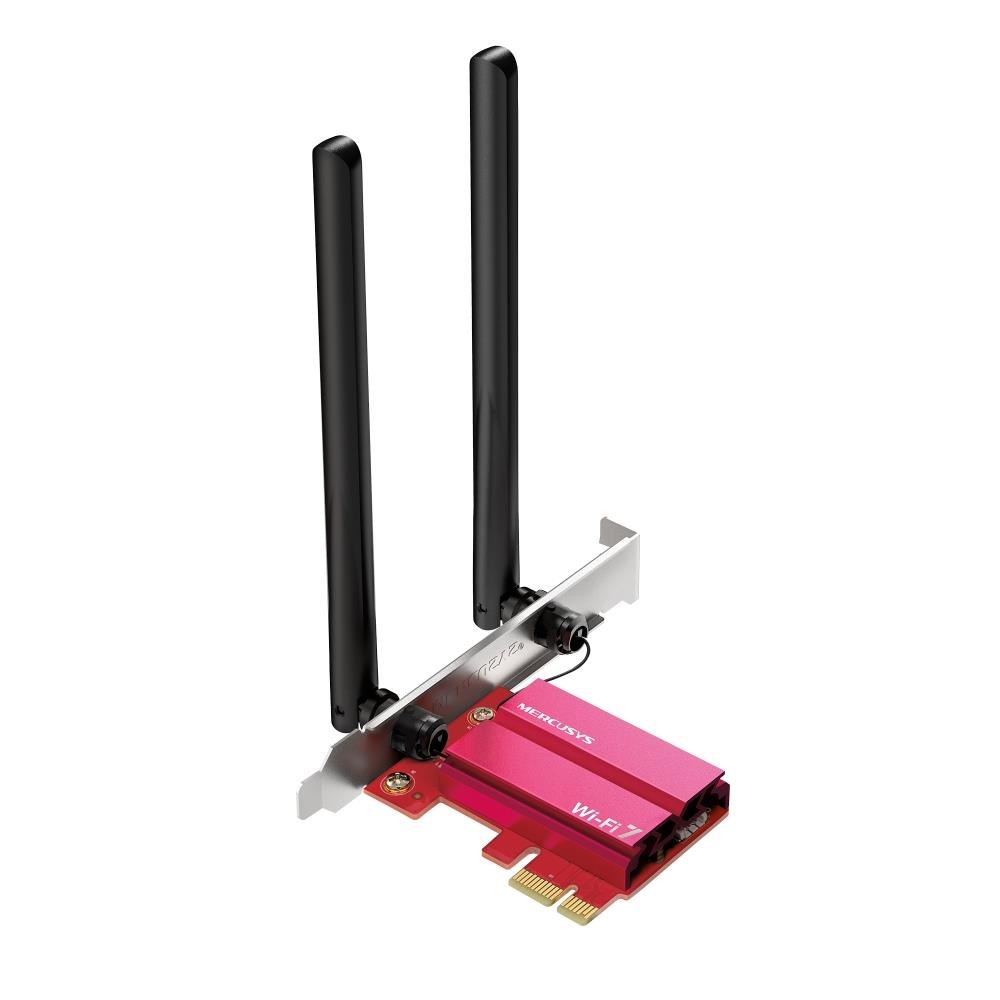 MERCUSYS MA37BE WiFi7 PCIe adapter (BE6500,2,4GHz/5GHz/6GHz,Bluetooth5.4)
