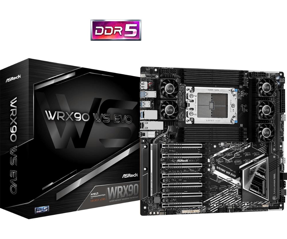 ASRock MB Sc sTR5 WRX90 WS EVO, AMD WRX90, 8xDDR5, 1xDP, EEB