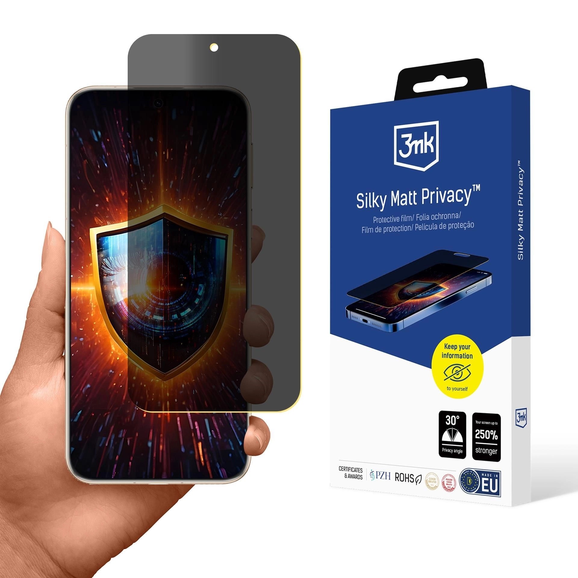 3mk ochranná folie Silky Matt Privacy pro Huawei Pura 80 Pro / 80 Ultra