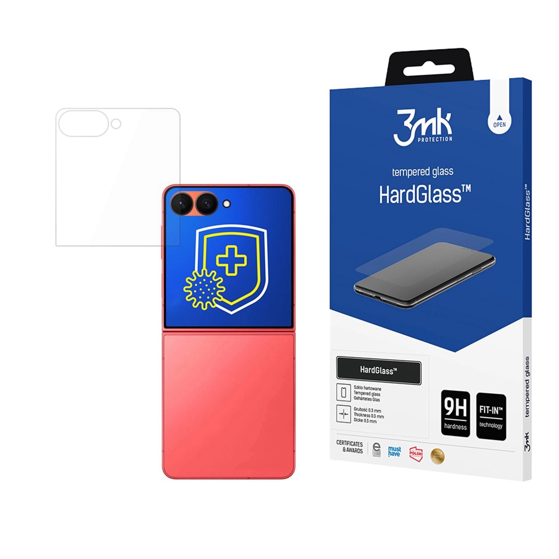 3mk tvrzené sklo HardGlass pro Samsung galaxy Z Flip 7 5G (Front)