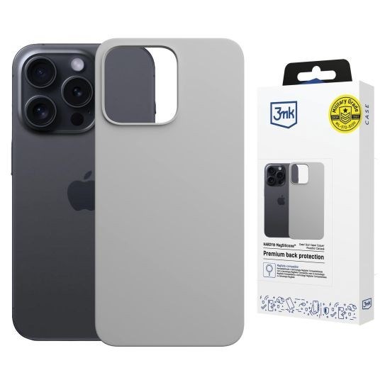 3mk ochranný kryt HARDY MagSilicone pro Apple iPhone 16 Pro Max Natural Titanium
