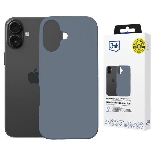 3mk ochranný kryt HARDY MagSilicone pro Apple iPhone 16 Plus Ultramarine