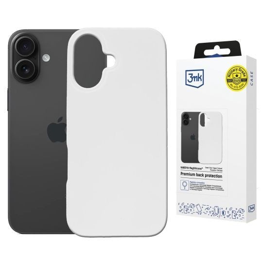 3mk ochranný kryt HARDY MagSilicone pro Apple iPhone 16 Plus White