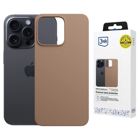 3mk ochranný kryt HARDY MagSilicone pro Apple iPhone 15 Pro Dark Gold