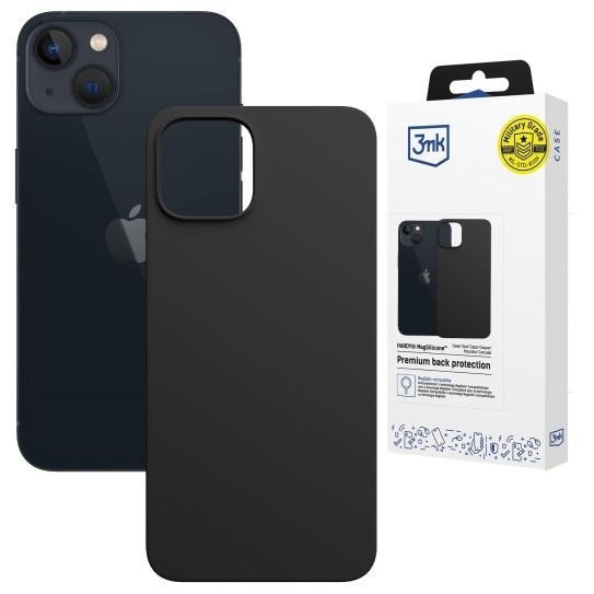3mk ochranný kryt HARDY MagSilicone pro Apple iPhone 15 Plus Graphite