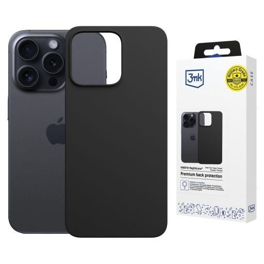 3mk ochranný kryt HARDY MagSilicone pro Apple iPhone 15 Pro Max Graphite