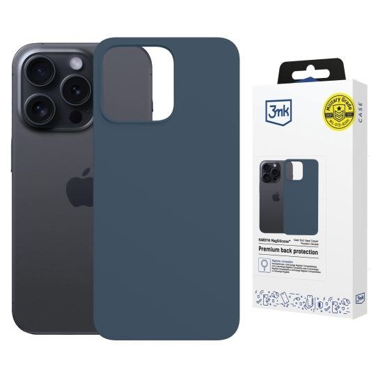 3mk ochranný kryt HARDY MagSilicone pro Apple iPhone 15 Pro Royal Blue