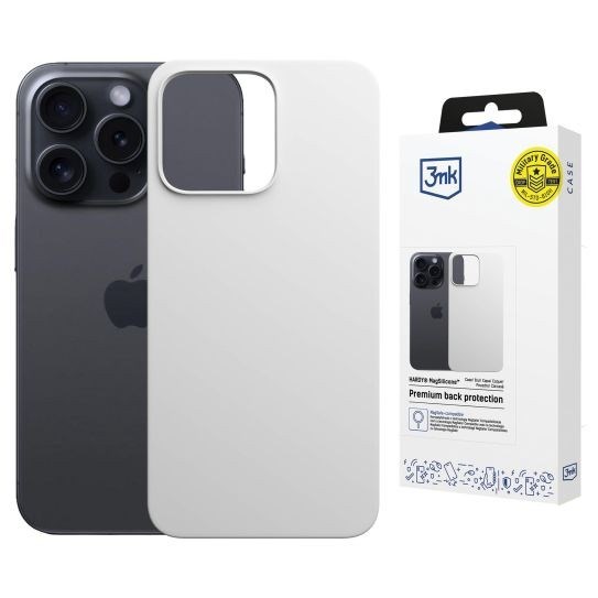 3mk ochranný kryt HARDY MagSilicone pro Apple iPhone 13 Pro Max Silver-White