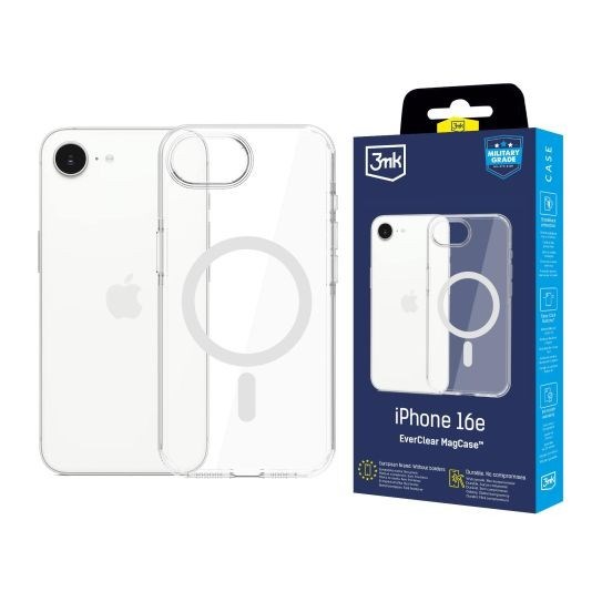 3mk ochranný kryt EverClear Magcase pro Apple iPhone 16E