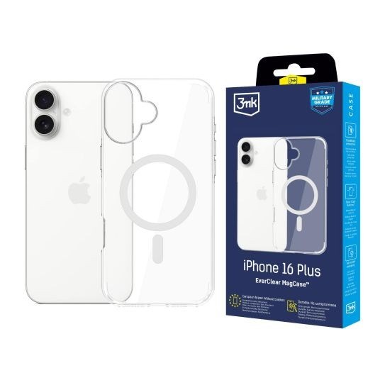 3mk ochranný kryt EverClear Magcase pro Apple iPhone 16 Plus