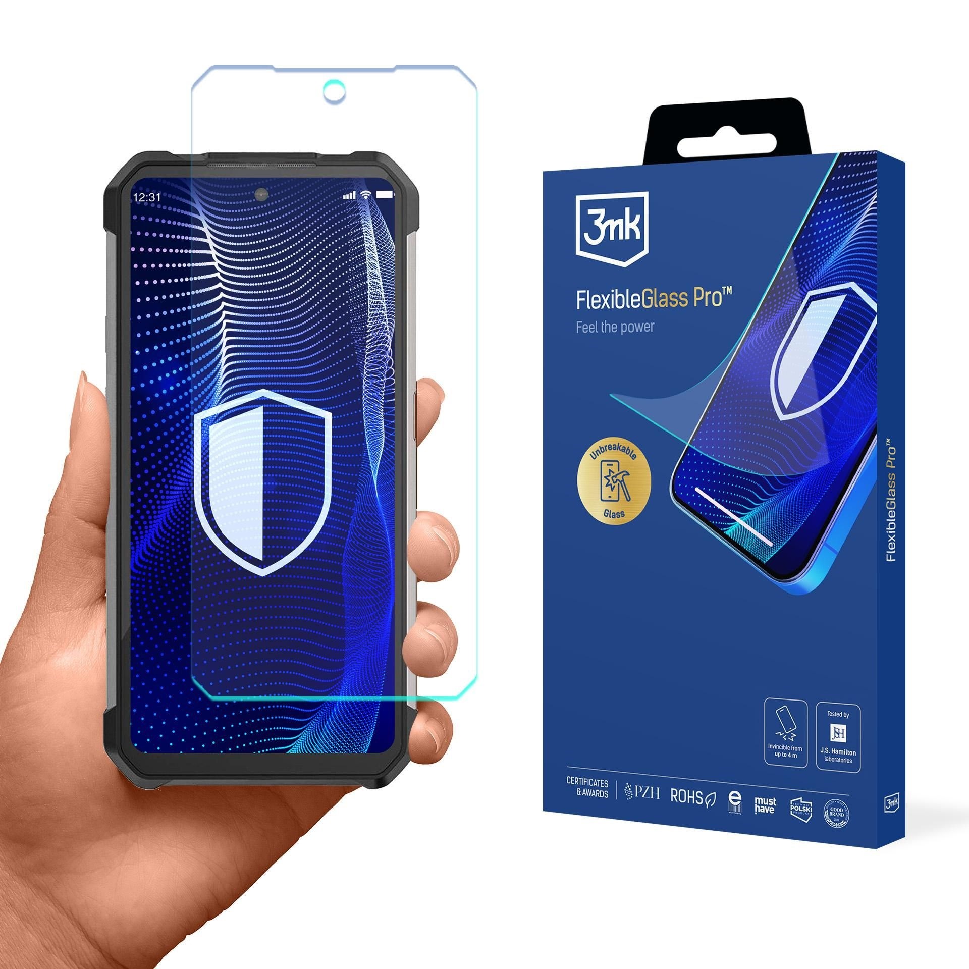 3mk hybridní sklo FlexibleGlass Pro pro Unihertz Shark 5G