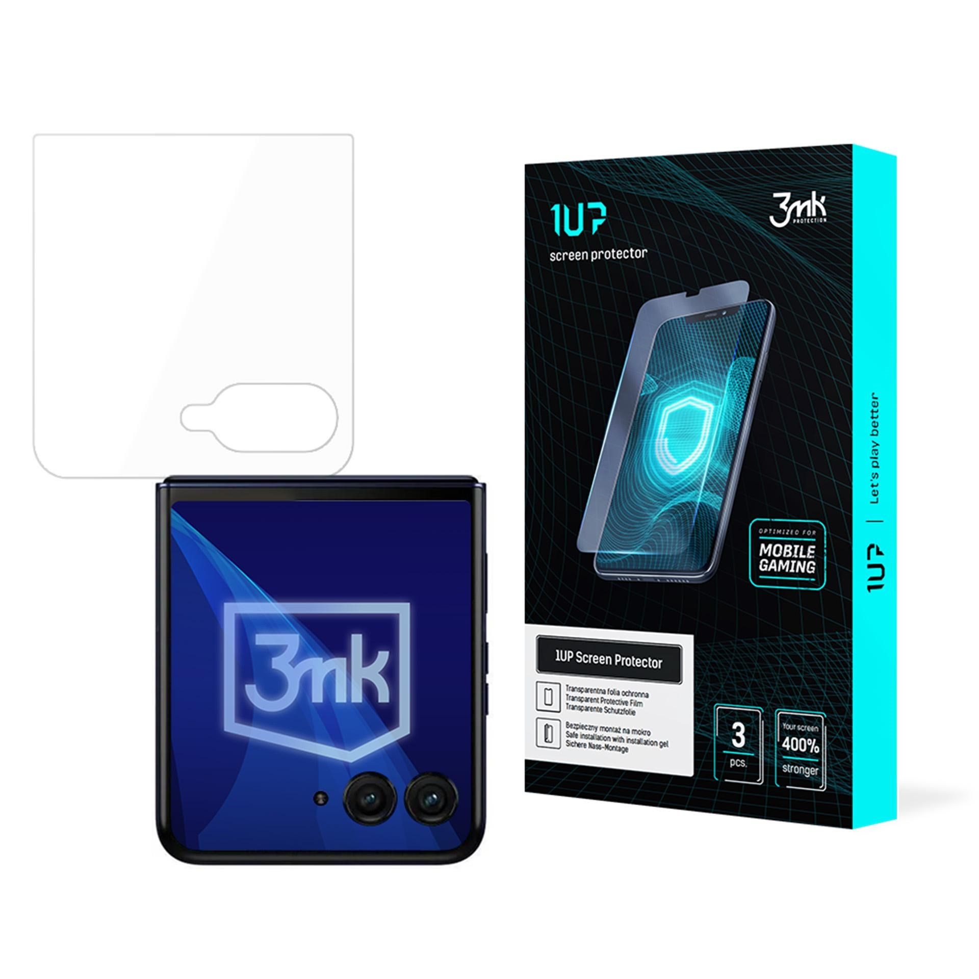 3mk ochranná folie 1UP pro Motorola Razr 50 Ultra (front)