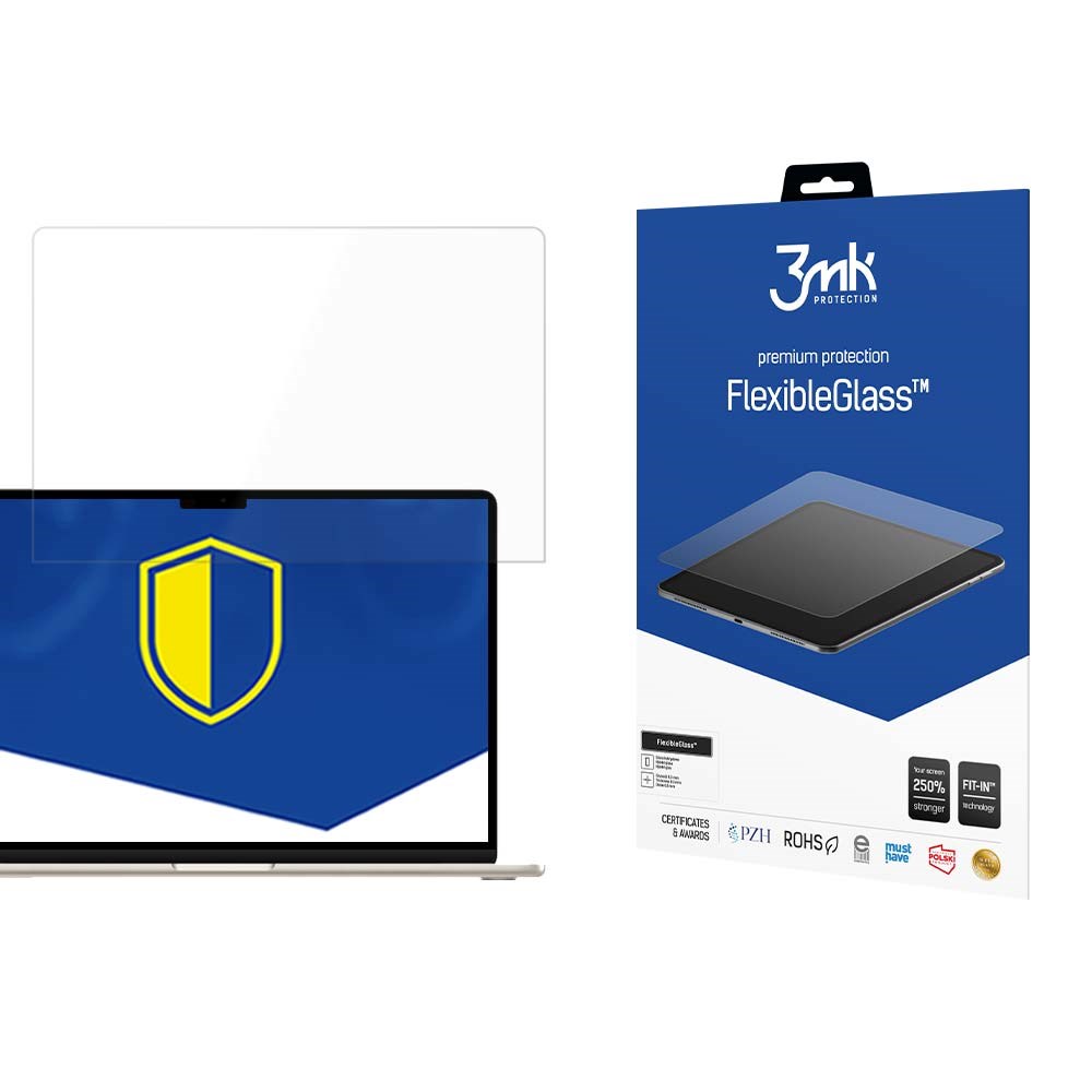 3mk hybridní sklo FlexibleGlass pro Apple Macbook Air 15,3 (M2 / M3 / M4)