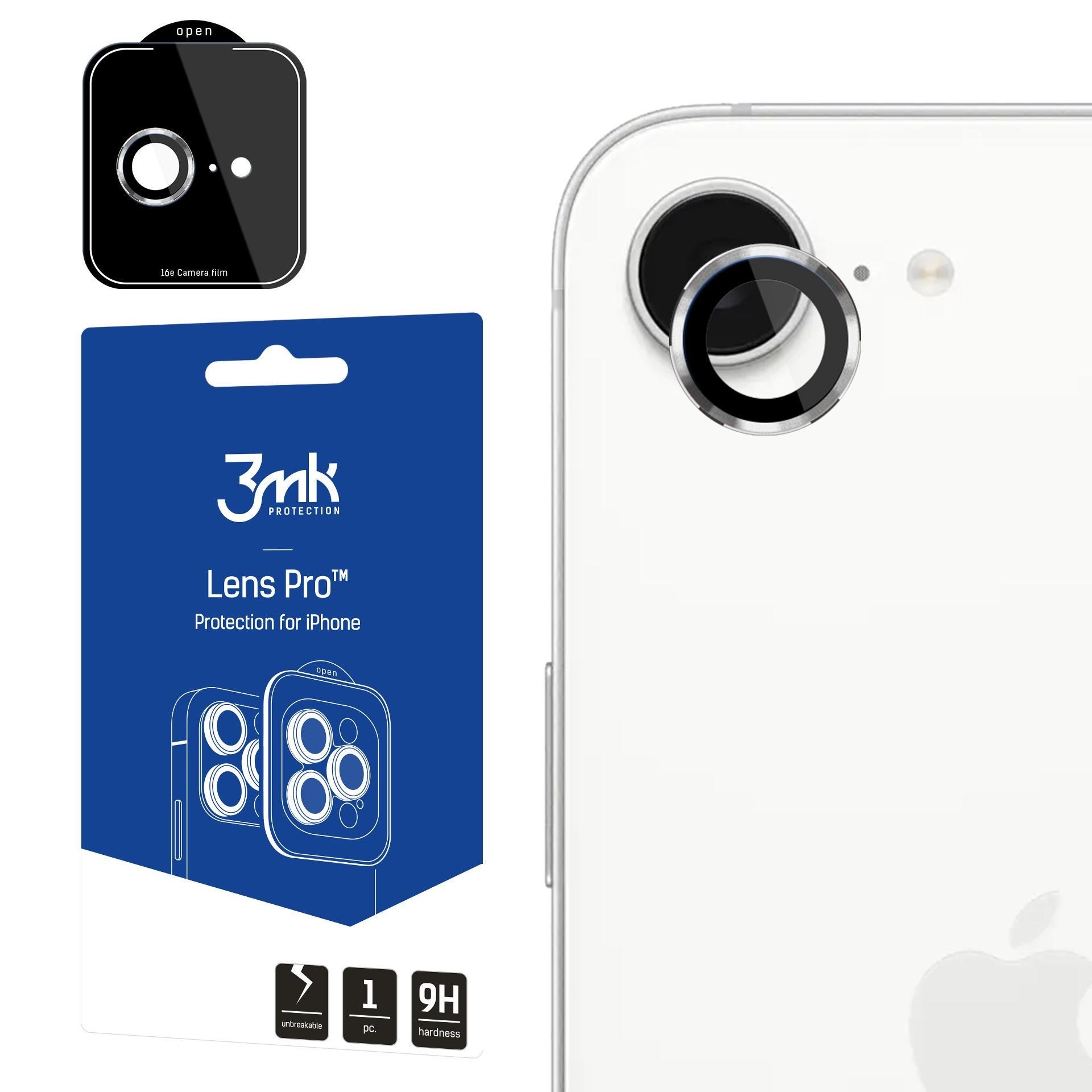 3mk Lens Protection Pro Silver pro Apple iPhone 16E