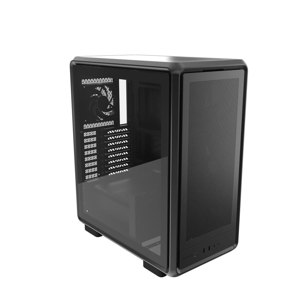 Cooler Master case MasterFrame 500 Mesh Black, Průhledná bočnice, ATX, 2x 200mm Fan, 1x 120mm Fan, Černá