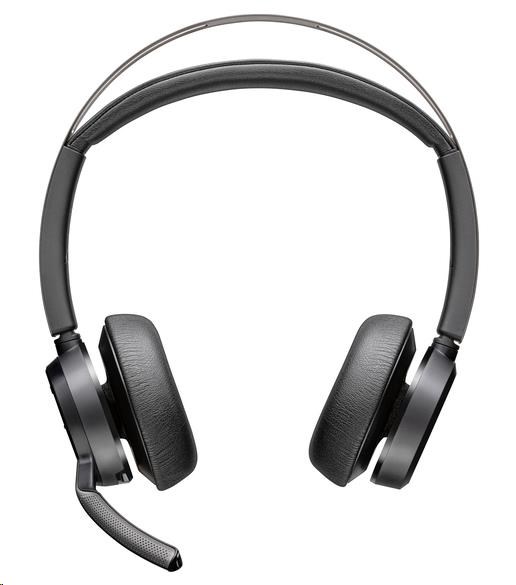 Poly Voyager Focus 2-M USB-C-C Headset USB-C/A Adapter Charging Stand