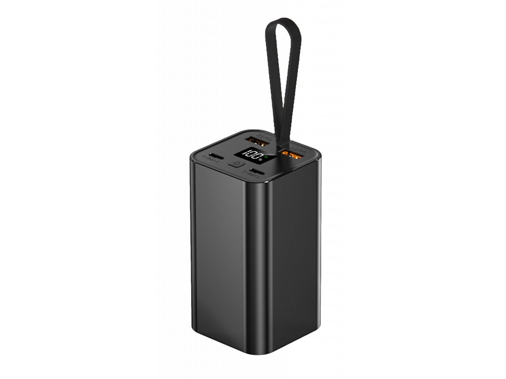 WG - Power Bank 20000 mAh, USB-C PD 18W + USB-A QC 3.0 22.5W, WG Medusa, černá