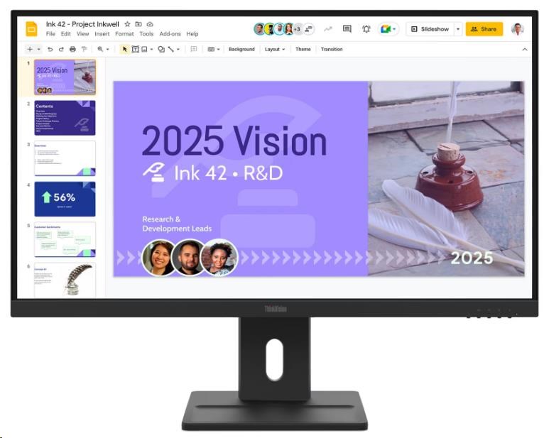 LENOVO LCD E27Q-40 - 27",IPS,16:9,2560x1440,100Hz,350cd/m2,1500:1,4ms(GtG),DP,2x HDMI (TMDS),repro,Pivot