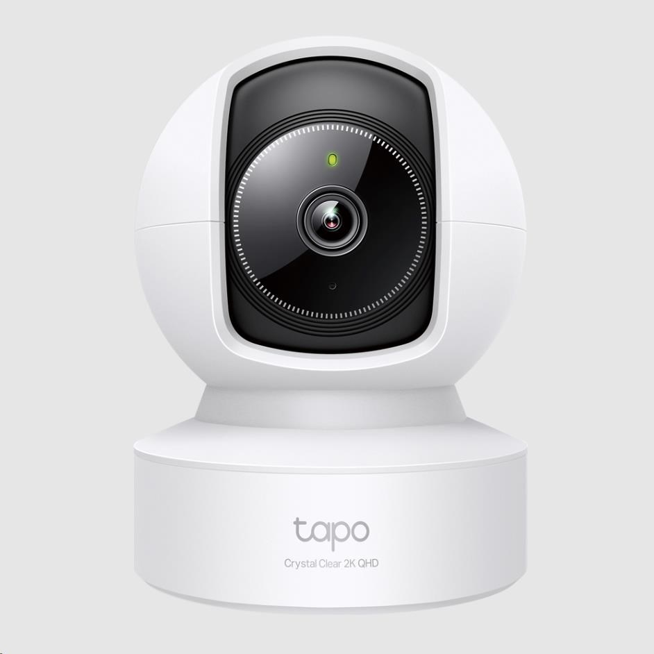 TP-Link Tapo C222 domácí-indoor kamera, (4MP, 2K QHD 1440p, IR 12m, WiFi, 1x100Mb/s, micro SD card)