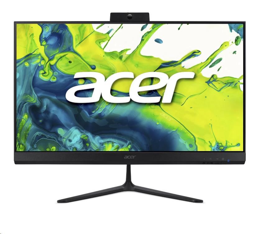 ACER PC AiO Aspire C24-2G_LubC5120U_65W,Core5 120U,23.8" FHD,8GB,512GB SSD,UHD,Linux,Black