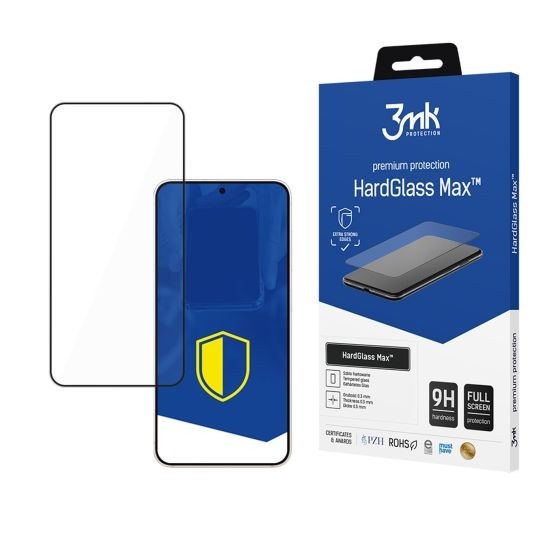 3mk tvrzené sklo HardGlass Max Black pro Samsung Galaxy S25 Edge