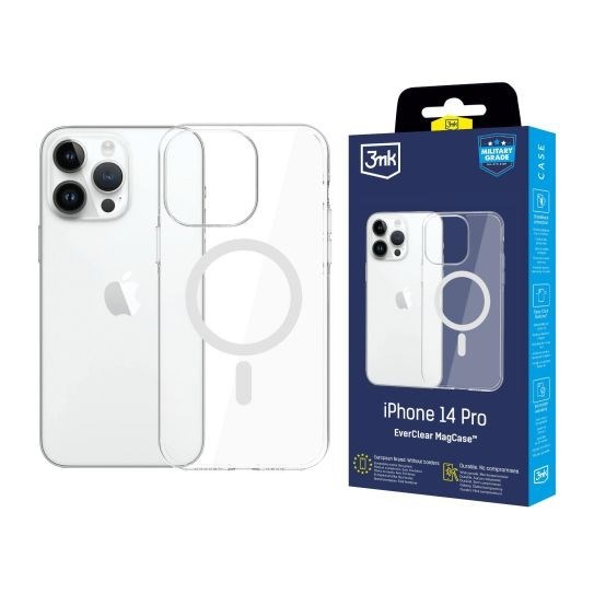 3mk ochranný kryt EverClear Magcase pro Apple iPhone 14 Pro