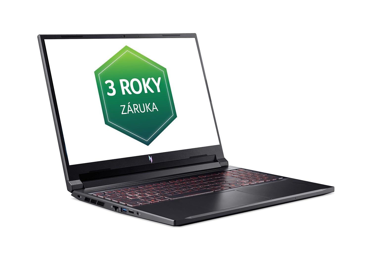 ACER NTB Nitro V 16 AI (ANV16-42-R1S6),R7-260,16"WUXGA,16GB,1TB SSD,RTX 5060,Linux,Black