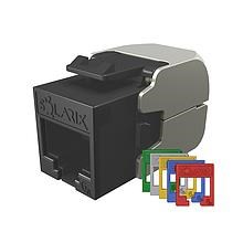 Solarix Samořezný keystone CAT6A UTP SXKJ-10G-UTP-RAL-SA, RAL FIT moduly, CROSSTALK PROTECT, Component Level a 4PPoE