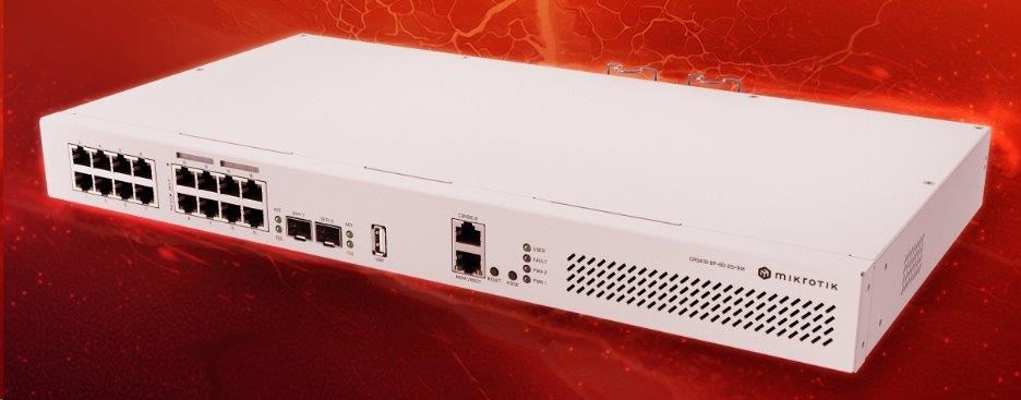 MikroTik Cloud Router Switch CRS418-8P-8G-2S+RM
