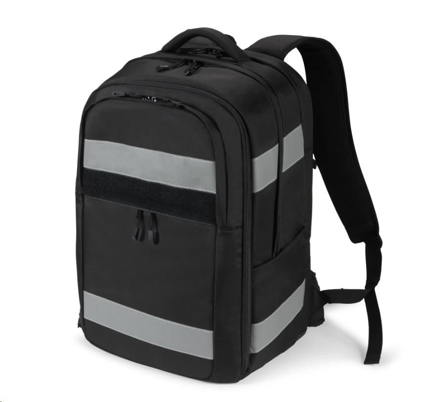 DICOTA Backpack REFLECTIVE 32-38 litre, Black