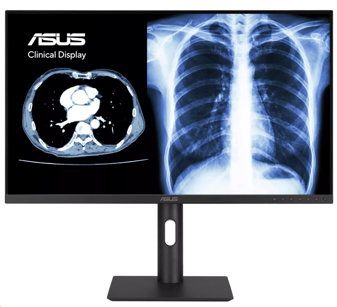 ASUS LCD 24" MH2441A Clinical Monitor, 2560x1440, Flat, 5ms, Antibacterial, Pivot, Ergonomic, HDMI, DP, VESA