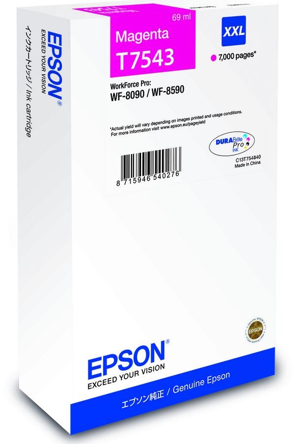 EPSON Ink bar WF-8090 / WF-8590 Ink Cartridge XXL Magenta - 7000str. (69 ml)