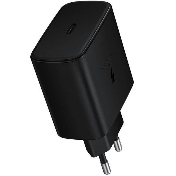 Samsung Quickcharge USB-C 45W Cestovní nabíječka Black (OOB Bulk)