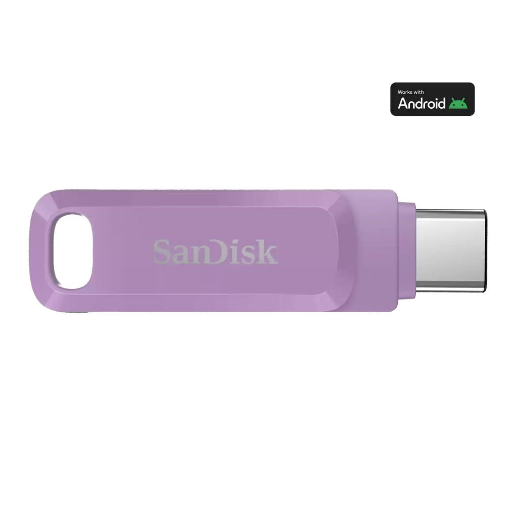 SanDisk Flash Disk 1TB Ultra Dual Drive Go, USB-C 3.2, fialová