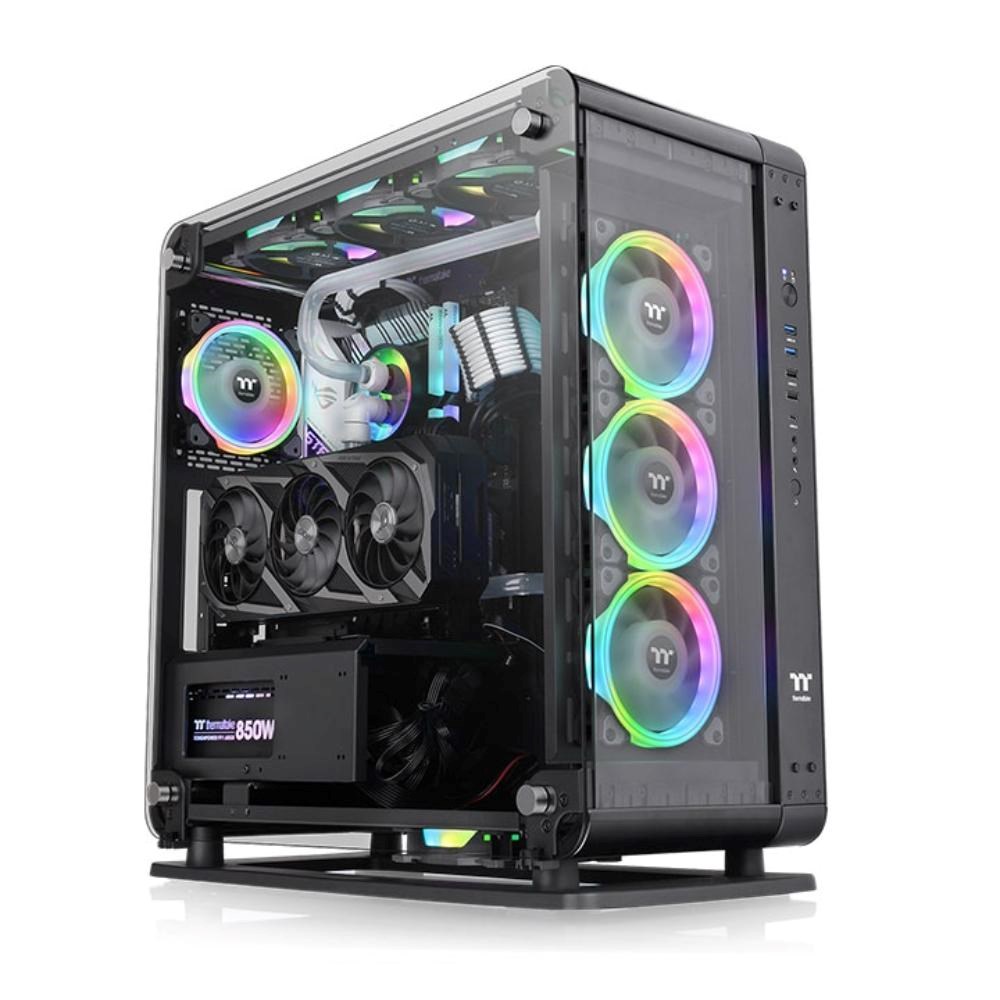 THERMALTAKE Case Core P6, ATX, Průhledná bočnice, černá