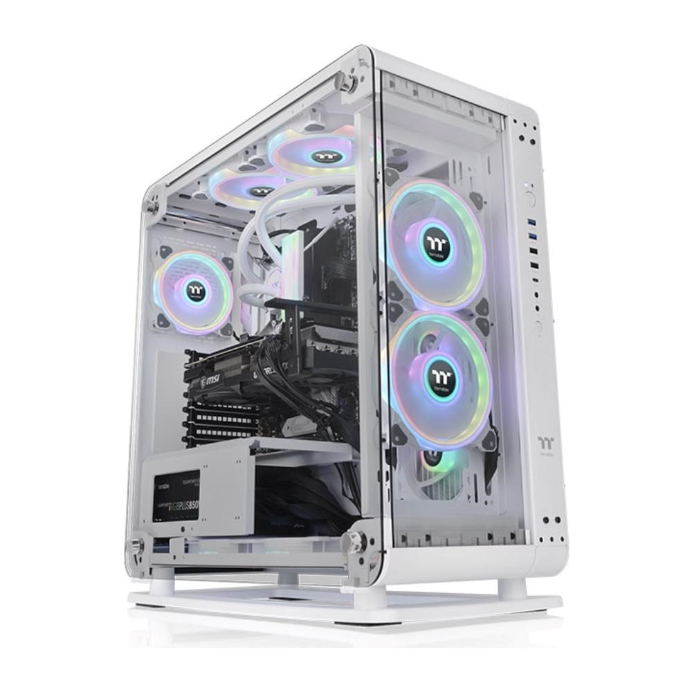 THERMALTAKE Case Core P6 Snow, ATX, Průhledná bočnice, bílá