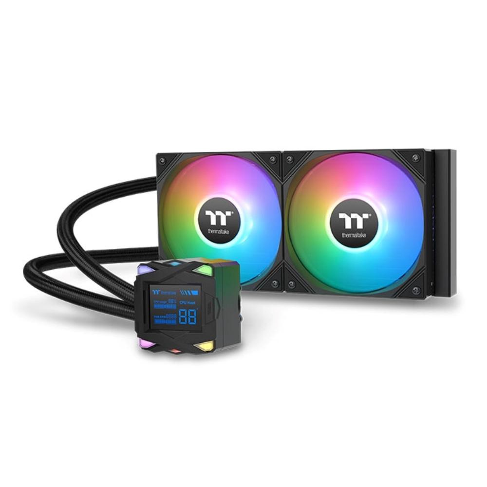 THERMALTAKE Vodní chladič LA240-S ARGB, 2x120mm ARGB, LGA1851, AM5, černá
