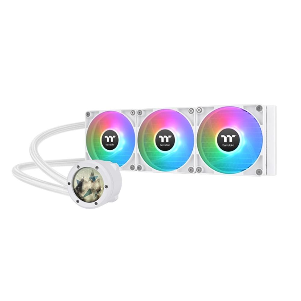 THERMALTAKE Vodní chladič TH360 V2 Ultra ARGB, 3x120mm ARGB, LGA1851, AM5, bílá