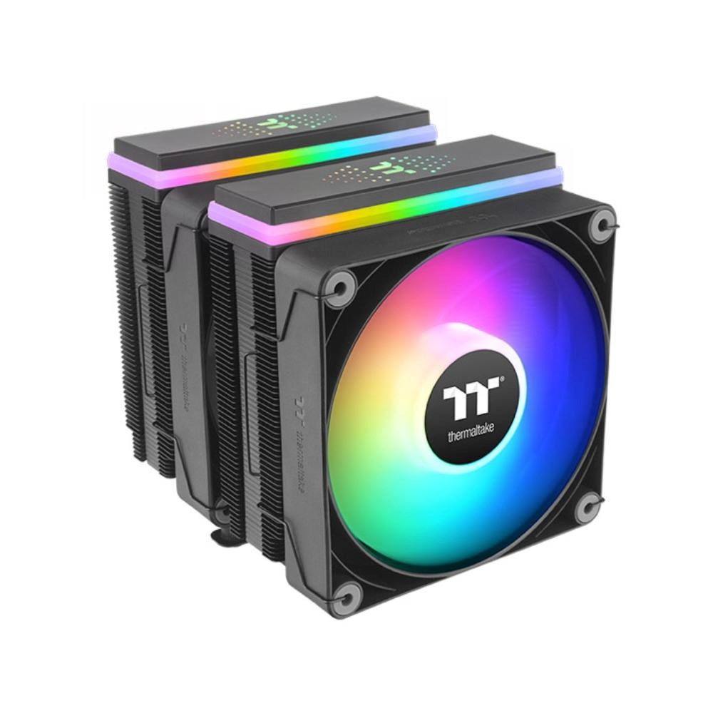 THERMALTAKE Chladič CPU Astria 600 ARGB, 2x120mm, LGA1851, AM5, černá